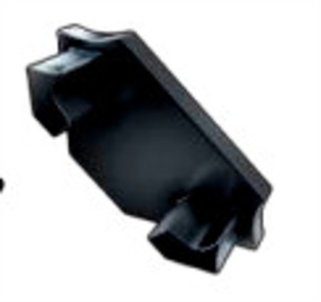 Image principale du produit Embout de terminaison pour profilé Type C plastique noir
