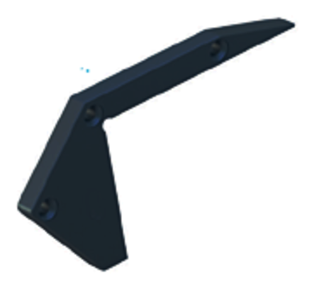 Image principale du produit Embout de terminaison pour profilé Type scala nez de marche droit alu noir
