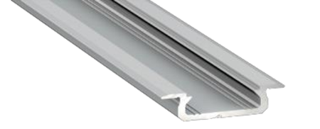 Image principale du produit Profilé aluminium TypeZ 22X7 pour ruban de led largeur max 13mm barre de 2m