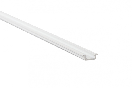 Image principale du produit Profilé aluminium laqué blanc TypeZ 22X7 pour ruban de led largeur max 13mm barre de 2m