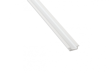 Image secondaire du produit Profilé aluminium laqué blanc TypeZ 22X7 pour ruban de led largeur max 13mm barre de 2m