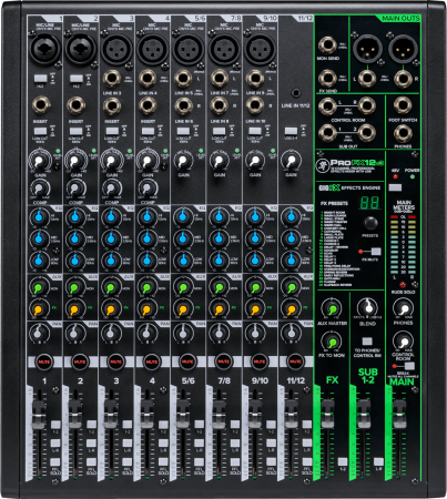 Image nº6 du produit ProFX12v3 Mackie Console de mixage avec interface USB 12 canaux + effets