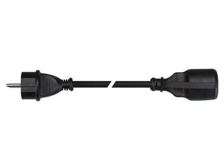 Image secondaire du produit Rallonge 15m cordon prolongateur caoutchouc 3 X 2.5mm² noir IP44