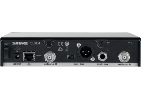 Image secondaire du produit QLXD4-K51 Shure - Récepteur - Bande K51 - 606 à 670 MHz