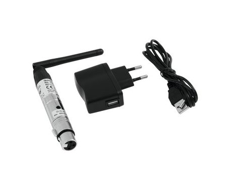 Image principale du produit QuickDMX Receiver Eurolite - Récepteur DMX sans fil miniature pour la transmission sans fil de 512 canaux DMX