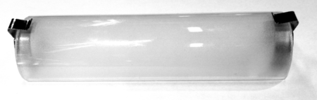 Image principale du produit Verre de protection pyrex dépoli pour halogène 118mm clipsable