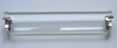 Image principale du produit Verre de protection pyrex pour halogène 118mm sans clips de fixation