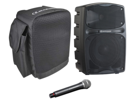 Image principale du produit Pack Racer 80 F5 Audiophony Enceinte autonome Bluetooth 5.0 TWS 80W + 1 Housse + 1 Micro Main