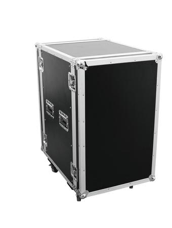 Image principale du produit Flight case Rack 18U profondeur 57cm épaisseur 9mm sur roulettes