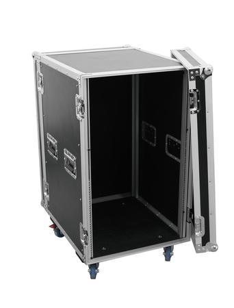 Image nº6 du produit Flight case Rack 18U profondeur 57cm épaisseur 9mm sur roulettes