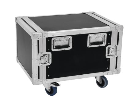 Image principale du produit Rack 8U bois  multiplis 9mm profondeur 55cm avec roulettes