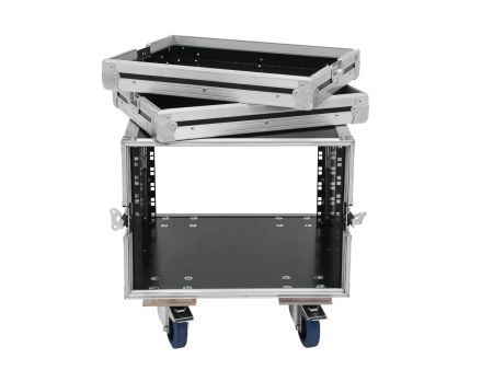 Image nº4 du produit Rack 8U bois  multiplis 9mm profondeur 55cm avec roulettes