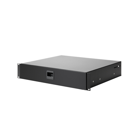 Image secondaire du produit Tiroir Rackable 2U acier noir avec serrure