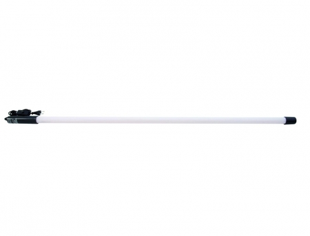 Image principale du produit Tube fluorescent avec alimentation et interrupteur blanc 18W 70cm