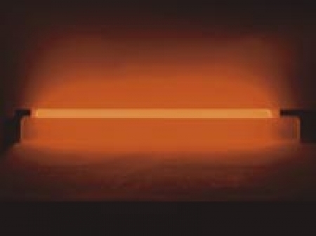 Image principale du produit Tube fluorescent avec alimentation et interrupteur orange 36W 134cm