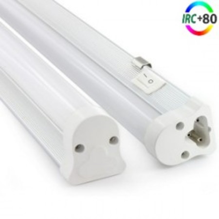 Image principale du produit Reglette led T5 18W blanc froid 1200mm avec connecteurs