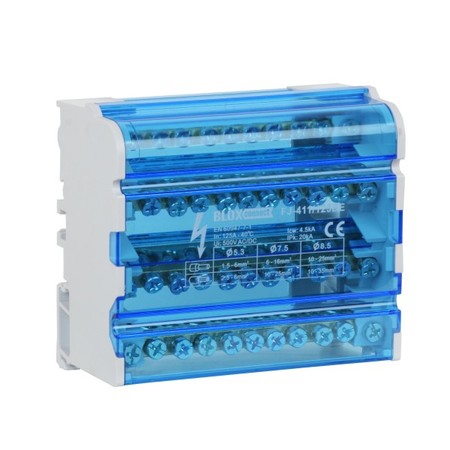 Image principale du produit Repartiteur mmonobloc à barrette étagé tétrapolaire 125A 6 modules