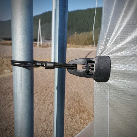 Image nº10 du produit Clip de fixation sans œillet pour bâches, rideaux ou toiles – Résistance 100 kg