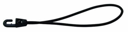 Image principale du produit Garcette attache rideau ou bache elastique noire 145mm