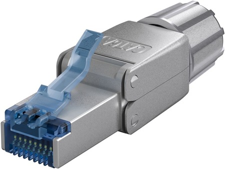 Image principale du produit Connecteur RJ45 cat6A pour assemblage rapide avec presse étoupe