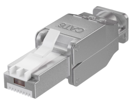 Image principale du produit Connecteur RJ45 CAT6 câblage rapide sans outils