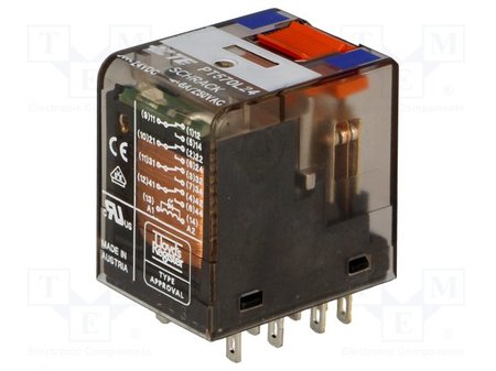 Image principale du produit Relais 24V CC 4 circuits 6A 250V