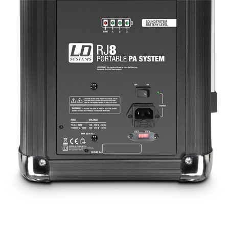 Image nº4 du produit Sonorisation portable bluetooth sur batterie LD Systems ROADJack 8