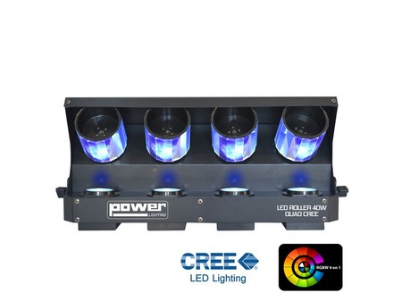 Image principale du produit Roller Scan - Power Lighting - Led Cree 4x10W RGBW
