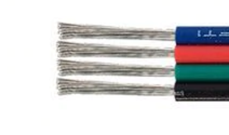 Image nº3 du produit Fil de câblage 4 couleurs 22AWG pour ruban de led RGB prix au mètre