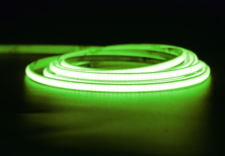 Image principale du produit Ruban de led cob largeur 5mm vert 24v 528 leds 5W/m 5M
