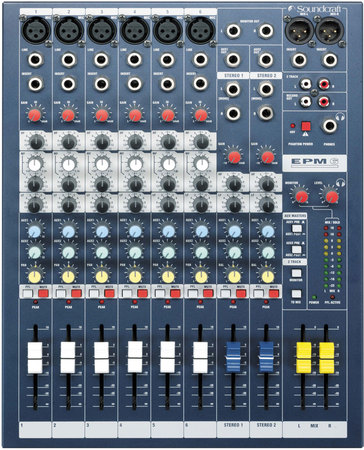 Image principale du produit EPM6 Soundcraft - Console mixage 6 entrées mono 2 stéréo