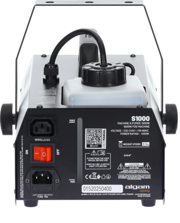 Image nº4 du produit S1000 algam Lighting - Machine à fumée 1000W avec télécommande