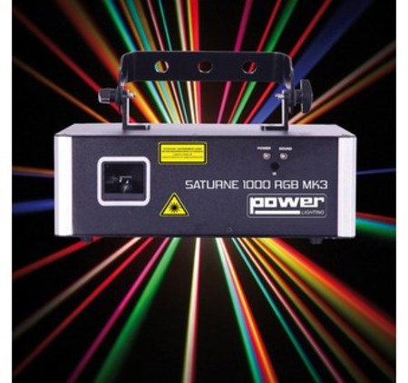 Image principale du produit Laser Power lighting Saturne 1000 RGB MK3  DMX et ILDA 20Kpps