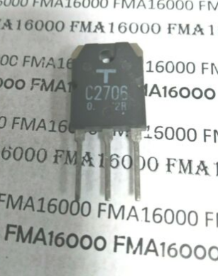 Image secondaire du produit Transistor NPN 2SC2706 bipolaire 140V 10A 100W TO3P