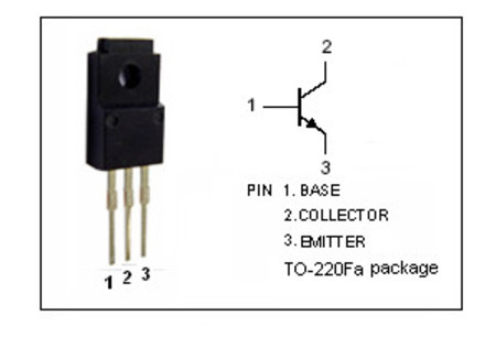 Image principale du produit Transistor NPN 2SD1585 silicon 60V 3A 15W TO220F