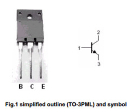 Image principale du produit Transistor D998 2SD998 NPN 120V 10A 80W TO-3PML