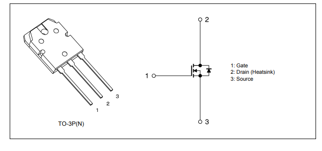 Image secondaire du produit Transistor FQA9N90C MOSFET N de puissance TO-3PN 900V 9A