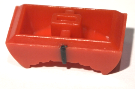 Image secondaire du produit Bouton de fader pour console Yamaha rouge 24 X 11mm insert 4mm Rouge