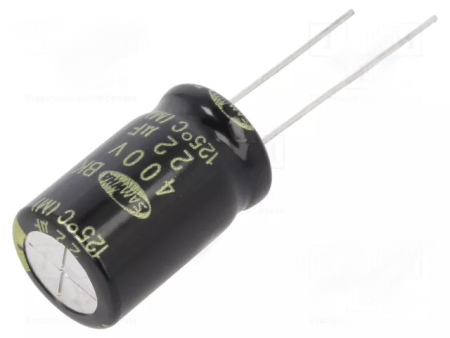 Image principale du produit Condensateur électrolytique 22UF µF 400V 12,5x20mm