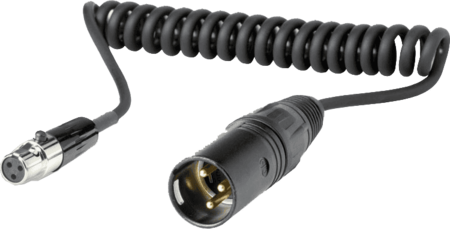 Image principale du produit Câble de remplacement mini XLR femelle 3 points vers XLR male 3 points pour micro Shure BETA 91