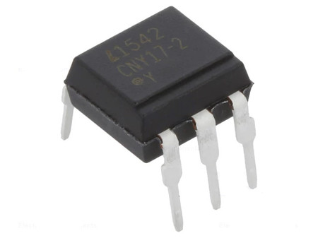 Image principale du produit CNY17-2 Photocoupleur à transistors 5kV 70V DIP 6