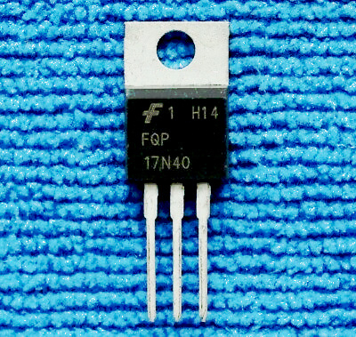 Image principale du produit Transistor Mosfet N FQP17N40 QFET 400V 17A 270mOhms 170W TO-220
