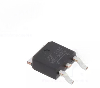 Image principale du produit Diode redressement Schottky MBR1060CD 2x5A double cathode commune CMS TO-252
