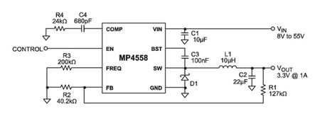 Image secondaire du produit MP4558 Step-Down Converter 3-55V DC IN - 0.8-52V Out 1A HSOP-8