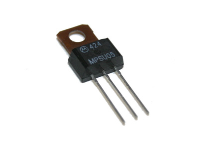 Image principale du produit Transistor NPN MPSU05 utilisé dans les amplis USA QSC Audio