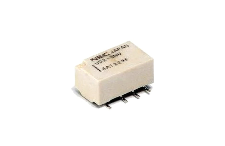 Image principale du produit Relai miniature DPDT cms double sorties séparées - 8 pattes