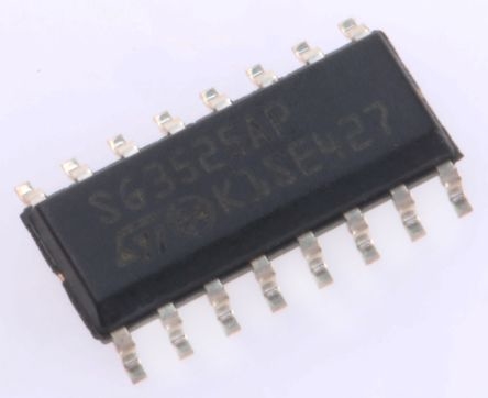 Image principale du produit SG3525AP Contrôleur de mode tension PWM, Double, Push-Pull, 500 mA, SOIC 16