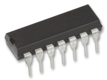 Image principale du produit Circuit logique 74HC74NG4 Bascule avec preset et effacement DIP14 - 2 à 6V
