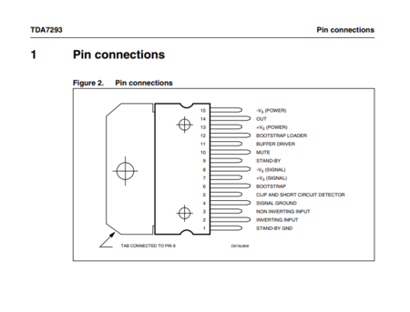 Image secondaire du produit Ampli audio intégré AB TDA7293V - 100W Mono