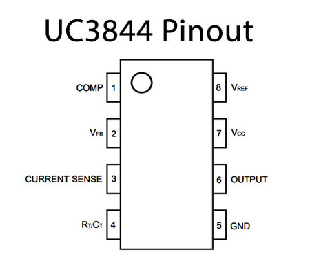 Image secondaire du produit UC3844N Contrôleur PWM 450KHz
